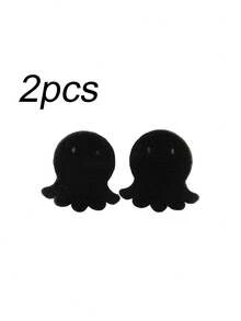 2/6Pcs Reusable Octopus‑Shape Laundry Hair Remover Balls, Wet & Dry Use Washing Machine Lint Catcher, Washable Pet Hair Catcher For Cat Dog Fur Lint Fuzz Removal, Anti‑Tangle Multi‑Functional Laundry Cleaning Tool - black - View 9