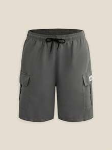 3pcs Men's Casual Cargo Shorts, Outdoor Sports Side Pocket DesignBermuda Shorts, Summer - Multicolor - View 4
