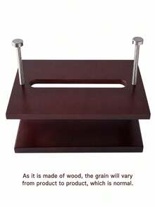 Cirelle Mid-Century Suspended Wooden Tissue Box, Japanese-Style Solid Wood Napkin Holder, Creative Desktop Tissue Dispenser, 3 Colors Available Cherry Wood/Bamboo Natural/Bamboo Walnut, Smooth Polished Napkin Organizer For Restaurant, Office, Home, Kitchen - Multicolor - View 14