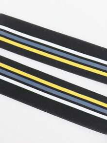 DrisQ DrisQ 1pc Fashion Black Solid Color Fabric Mid-Waist Sexy Men's Underwear - Black - View 3