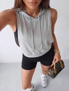 Dewbera Dewbera Women Sports Sweatshirts Kolor Plain - Grey - View 4