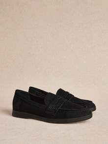 Rosivie Women's Flat Round Toe Slip-On Shoes, Suitable For Daily Casual Wear And Office - Graphite Black - View 10