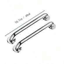 Stainless Steel Grab Bar Bathroom Handicap Shower Tub Handle Support Bathroom Accessories Bathroom Tools - silver - View 17