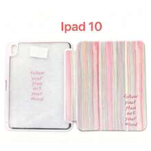 1 Buah Casing Pelindung Tablet Pro11/10/Mini 5 dengan Motif Garis-Garis Warna-warni, Dilengkapi Slot Pena, Stand Magnetik Multi-Sudut, Mendukung Fitur Tidur/Bangun Otomatis - MultiWarna - View 10