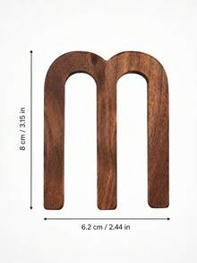 Cirelle 1 buah Dekorasi Huruf Alfabet 3D Kayu Walnut Solid, Bisa Diletakkan Sendiri & Dipasang di Dinding untuk Rak, Meja, Dekorasi Ruangan Rumah, Hadiah - warna-warni - View 28