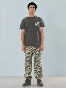 FORM&CHAOS Men's Drawstring Waist Camouflage Casual Daily Travel Long Pants - Multicolor - View 3