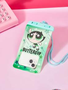 THE POWERPUFF GIRLS X Joivida 防水手機袋 觸控螢幕相容 游泳潛水漂流河川健行溫泉水上樂園 浮力氣墊不沉水 IPX8 防水密封 吊繩掛頸帶 透明高清 大容量 通用 7.2 吋以下所有手機 - 查看 4