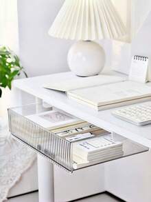 Under Desk Drawer, No Drilling Required, Hidden Storage Box, Suitable For Office And Student Desks, Can Hang Stationery And Miscellaneous Items - Multicolor - View 2