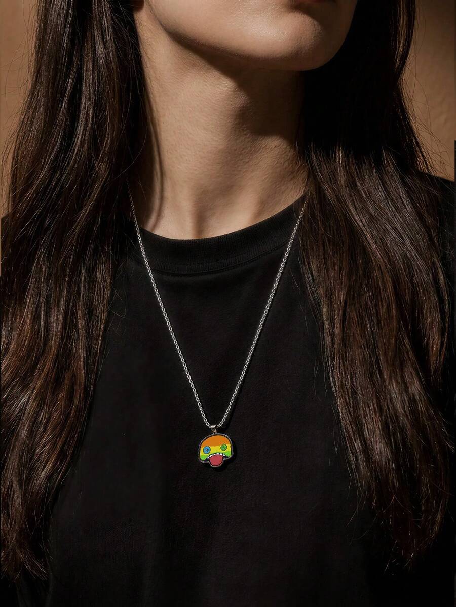 Fuggler | Fanslatte Character Pendant Unisex Necklace Edgy - color - View 1