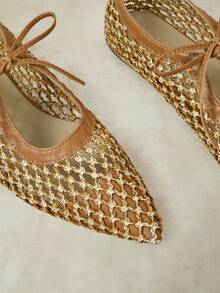 Styleloop Ladies, Willow Nails, Buckles, Flat Shoes. - Brown - View 9