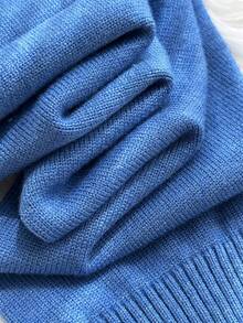 SHEIN Classic Striped Cartoon Bear Knit Sweater Set For Baby Boys Autumn Fall - Grey - View 7