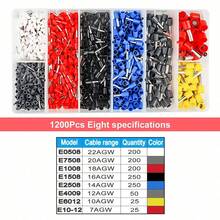 قطع من أطراف الأنابيب المضغوطة، مجموعة أطراف متعددة الأنماط، أنبوب نحاسي + غلاف PVC مقاوم للهب، موصلات الأسلاك، كماشة ضغط من الفولاذ السبائكي عالي الدقة HSC8 6-4A، 0.25-10 مم - متعدد الألوان - مشاهدة 10