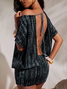 Opulessa Women's Knitted Backless Jumpsuit For Spring And Summer Vacation - Multicolor - View 2