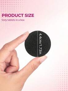 60/120Pcs Replacement Foot File Sanding Belts, 80/100/180 Grit Coarse & Fine Abrasive Strips. Refills For Electric Foot Callus Remover Machine, Efficiently Peel Dead Skin And Hard Skin On Heels And Toes - Multicolor - View 9