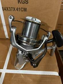 OKUMA Metal NGK8000 -14000 Spinning Reel 48 Ratio 16 Plus 1BB Max Drag 25kg Long Distance Casting Surf Fishing Reel Powerful Saltwater - Multicolor - View 10