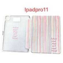 1 Buah Casing Pelindung Tablet Pro11/10/Mini 5 dengan Motif Garis-Garis Warna-warni, Dilengkapi Slot Pena, Stand Magnetik Multi-Sudut, Mendukung Fitur Tidur/Bangun Otomatis - MultiWarna - View 12