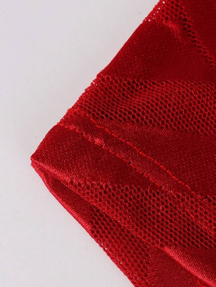 DrisQ DrisQ 1件男士性感中腰內褲，鮮豔紅色，深受男性歡迎 - 紅色 - 查看 6