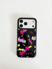 ShellaStory BATMAN X SHEIN A Stylish, High-End Printed Pattern Protective Phone Case Design, Perfect Compatible With Iphone – A Cute, Fashionable, And Sophisticated Phone Case. - Multicolor - View 9