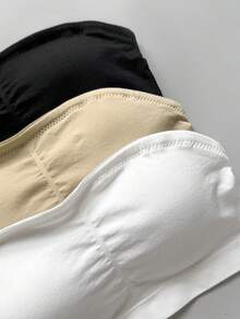 SHEIN 3件組青少年女孩內衣與抹胸背心 - 彩色 - 查看 4