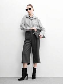 CUCCOO BIZCHIC 經典西式女款低跟厚底靴，適合秋冬日常與節慶場合 - 靜夜黑色 - 查看 3