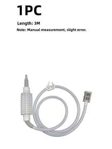 1pc Semi-Automatic Wine Siphon Transfer Tube, Thick Silicone & PP Hose With Stainless Steel Filter Mesh, Detachable Washable Syphon Pump For Home Wine, Beer, Liquor & Enzyme Bottling - Multicolor - View 11