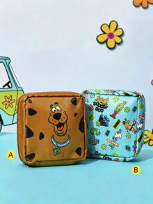 SCOOBY-DOO X POKOJA LAND Sanitary Pad Pouch – Cute Polyester Menstrual Storage Bag For Girls & Women - dark - View 8