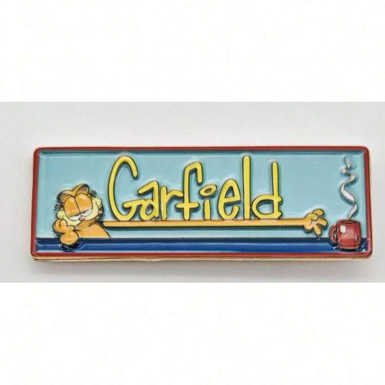 GARFIELD | SHEIN 一組新款創意卡通圖案胸針，IP聯名設計，可愛個性，簡約大方，也可作為飾品使用，適合 - 彩色 - 查看 5