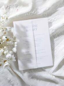 30 50 100Pcs Semi Transparent Pre Folded Vellum Envelopes 5X7 Inch For Wedding Birthday Valentine Day Home Decor School Stationery Gift - A - View 6