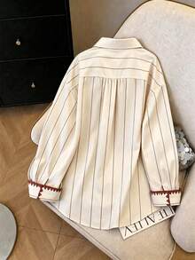 Resyla Regular Loose Long Sleeve Collared Shirt - Multicolor - View 2