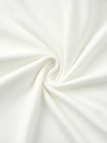 Olithes Women's Solid Color Casual Versatile Daily Wear 2 In 1 T-Shirt - White - View 6