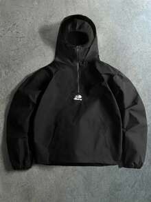 Manfinity Hypemode Chaqueta con capucha 2 en 1 para hombre - Negro - Ver 1