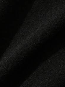 DAZY 女款小立領長袖修身豹紋休閒防曬薄款夾克 - 黑色 - 查看 7