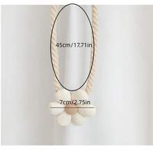 1pc Curtain Buckle Strap Simple Modern Small Fresh Flower Creative Binding Rope Strap Door Curtain Storage Buckle Decoration - multicolor - View 3