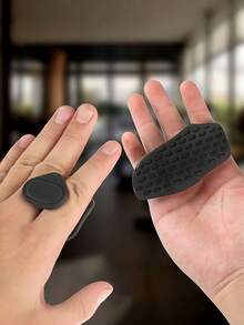 Non Slip Rubber Gym Grips Pad Sweat Proof Palm Protector For Weightlifting Pull Ups Deadlifts Training Ergonomic Design Portable Zipper Pouch Home Gym Accessory - one size fits all - View 8