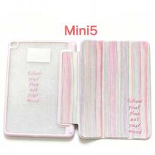 1 Buah Casing Pelindung Tablet Pro11/10/Mini 5 dengan Motif Garis-Garis Warna-warni, Dilengkapi Slot Pena, Stand Magnetik Multi-Sudut, Mendukung Fitur Tidur/Bangun Otomatis - MultiWarna - View 7