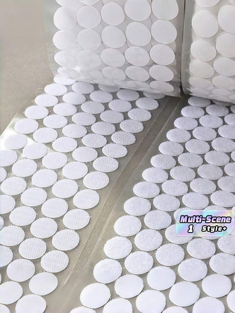 Self-Adhesive Dot Hook And Loop Fasteners, Waterproof Strong Adhesive Interlocking Tape Dots, Easy To Apply And Tear Off Without Residue,Perfect For Household Storage,Item Sorting And Fixing, All Season Universal Craft Supplies For Teachers, Students - Multiple Specifications - View 1