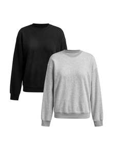 SHEIN Velisys 2PCS Women Sports Sweatshirts - Multicolor - View 1