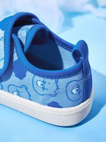 SHEIN X Care Bears A Pair Of Cartoon-Patterned Cute Baby Non-Slip And Wear-Resistant Sneakers, Daily Casual Shoes Suitable For Babies To Wear Indoors And Outdoors - Blue - View 10