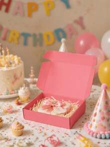 12 piezas Caja de regalo de papel, Caja de embalaje de regalo morada para fiesta - Ver 8
