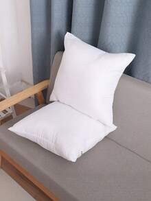 Bantalan Dalam untuk Bantal Persegi Hotel dan Pelapis Bantal; Tersedia dalam Berbagai Ukuran Termasuk 18, 20 dan 21 Inci, Ukuran Tidak Termasuk Sarung Bantal - Putih - View 8