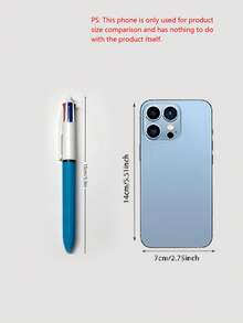 Multicolor Ballpoint Pens 1.0mm, 4-In-1 Color Pens, Retractable Cute Nurse Pens, 4 Color Pens In 1, Suitable For School, Back To School, Students, Nurses, Whiteboards, Office Supplies - blue - View 4