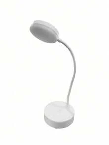 Teckwe مصباح مكتب LED بعنق مرن يدور 360 درجة، مصباح قراءة بإضاءة ناعمة لحماية العين، يعمل بالوصلة USB وقابل لإعادة الشحن، مصباح طاولة ليلي مزدوج الاستخدام قابل للتعتيم مع بطارية 1200mAh - 1 قطعة - مشاهدة 6