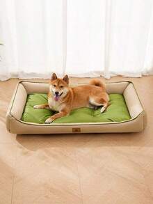 1pc Waterproof Dog Bed, UV Resistant Breathable Oxford Fabric Crate Mat, Non-Slip Removable Washable Cover, All-Season Pet Pad For Small Medium Large Dogs, Scratch Resistant Cute Design - Multicolor - View 13