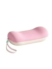 1Piece Cooling Ice Silk Memory Foam Slow Rebound Phone Neck Pillow Lumbar Back Support Cushion For Office Car Travel Pain Relief High Quality Trending Now - A - View 6
