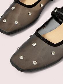 CUCCOO DOLLMOD Women's Fashion Flats - Black 3 - View 3