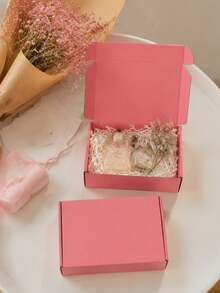 12 piezas Caja de regalo de papel, Caja de embalaje de regalo morada para fiesta - Ver 10