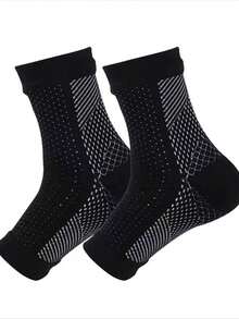 1‑Pair Women's Ankle Support Socks, Elastic Plantar Fasciitis Arch Support Ankle Sleeves, Protector For Swollen, Sore Ankles, Breathable Comfortable,Ideal Accessory For Daily Wear, Walking,Designed Exclusively For Women, Not Suitable For Men - Multicolor - View 4