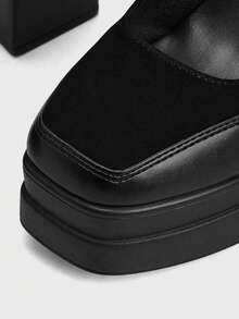Sugerpunk Fashion Women's Platform High-Heeled Shoes, Punk Style Gothic Buckle With Inlaid Rivets Decoration, Classic Sexy Suitable For Parties, Nightclub - Dark Night - View 4