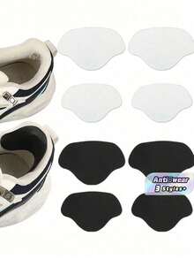 6pcs Self-Adhesive Shoe Wear Repair Patches For Sports Shoes - Shoe Care Accessories For Heel And Liner Repair - Anti-Wear, And Easy To Use Stickers For Long-Lasting Protection, Shoe, Spring Summer Picks, Brides Maid Gifts. - multicolor - View 1