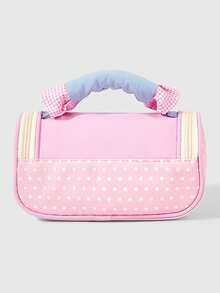 ROMWE Ladies Handbag, Sweet And Cute Cartoon Shape Food Pattern Embroidery, Printed Y2K, Mini Color Matching Bag Daily Shopping, Campus, Party - Pink - View 5